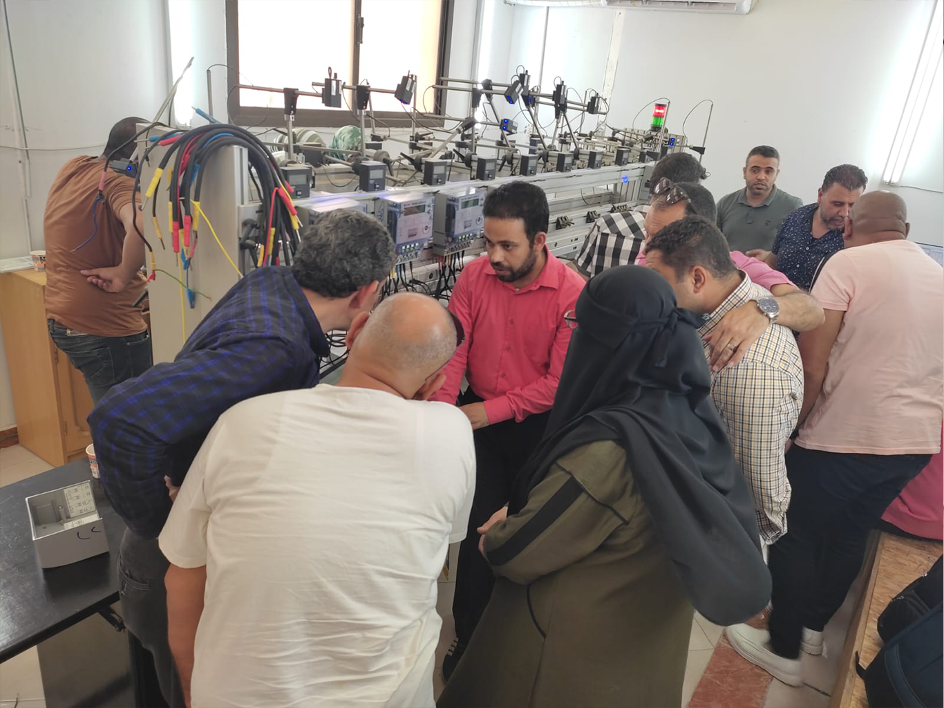 infinity egypt conducts technical training on edmi mk6n genius smart meters for canal electricity distribution company 2