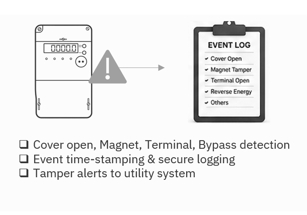 tamper detection & event logging