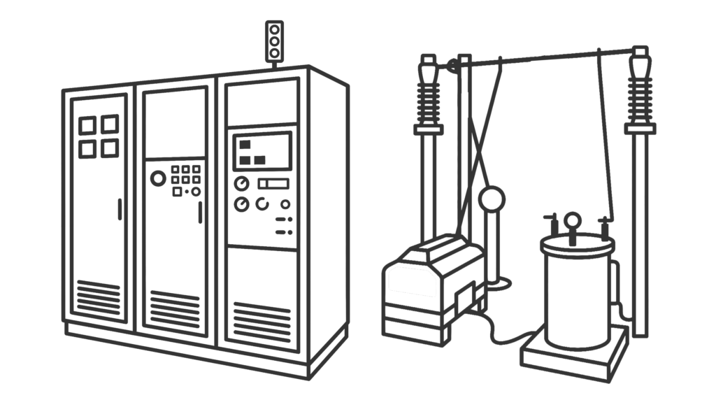 electrical testing equipment icon 2k gray