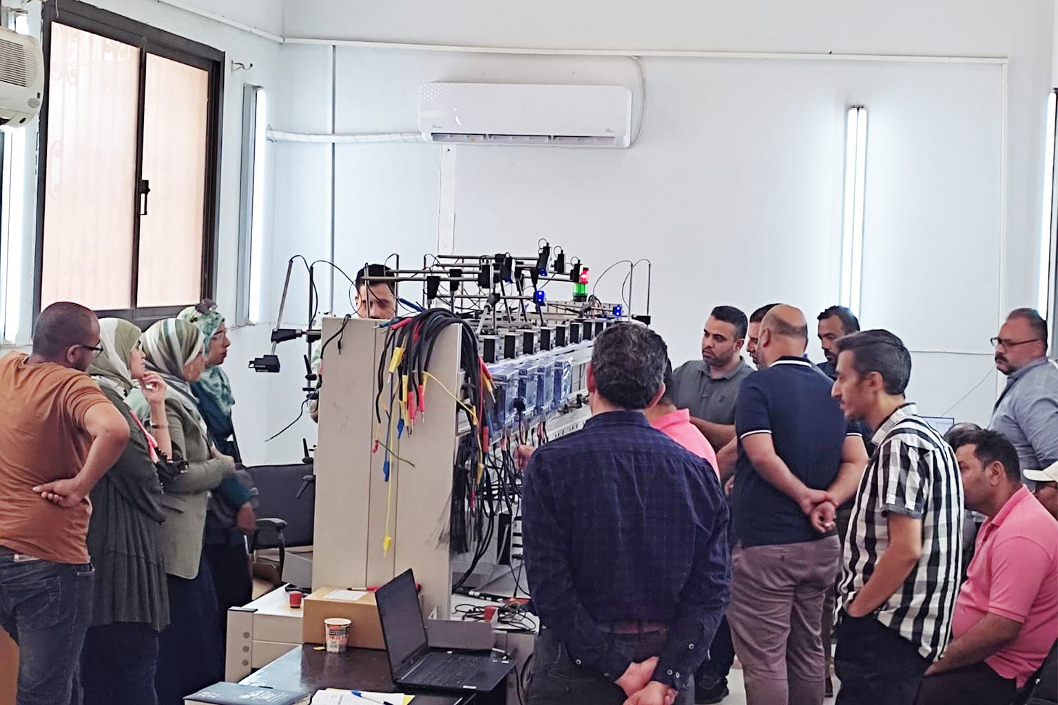 infinity egypt conducts technical training on edmi mk6n genius smart meters for canal electricity distribution company