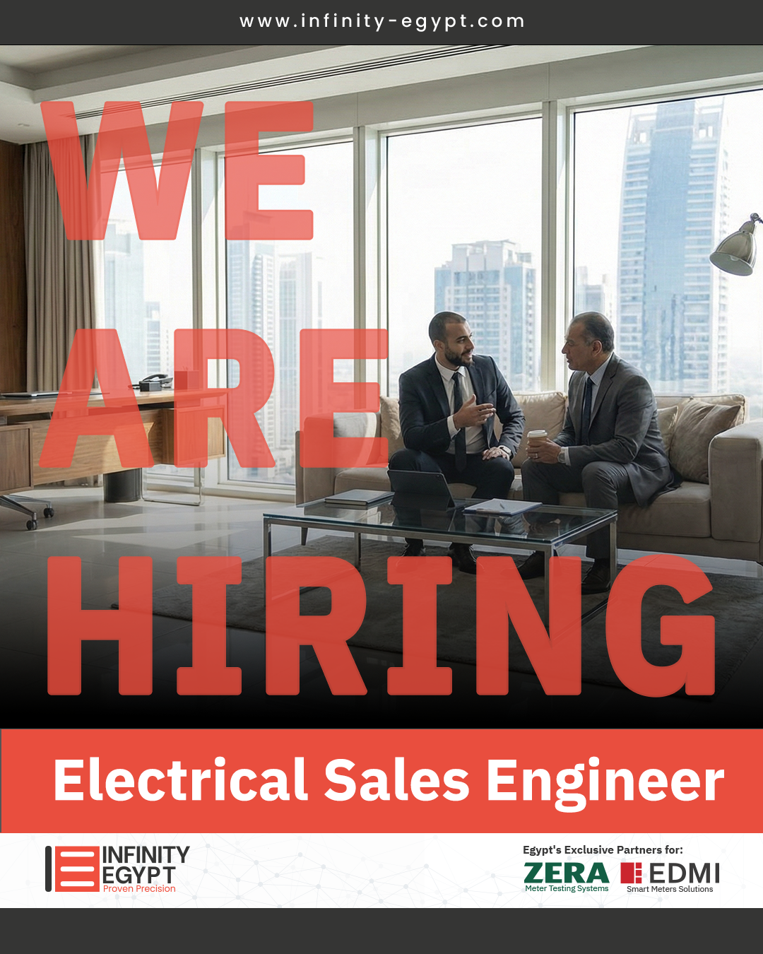 electrical sales engineer job post